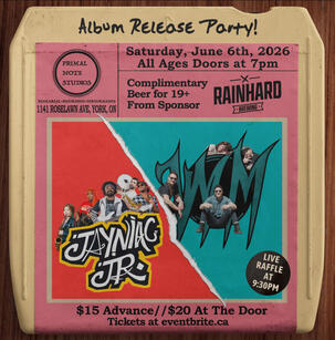 Join Jayniac Jr and WM for an album release part on June 6, 2026.